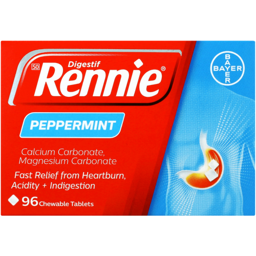 Antacid Peppermint 96 Tablets