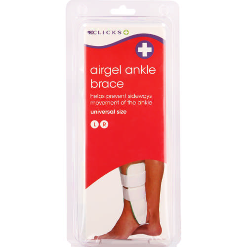 Walgreens Deluxe Stirrup Ankle Brace Hot/Cold Therapy One Size White