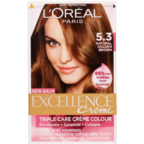 L'Oreal Excellence Creme Hair Colour Natural Golden Brown  - Clicks