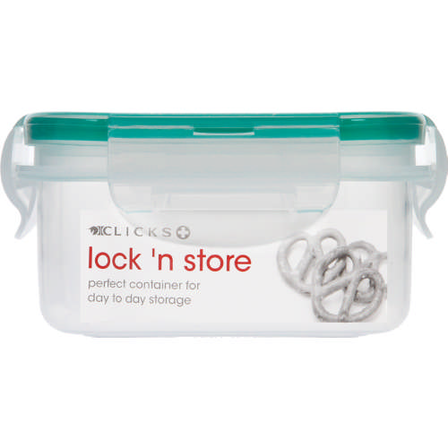 Lock 'n Store Plastic Container Square 370ml