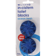 In-Cistern Toilet Blocks Ocean Fresh 2 Pack
