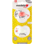 Pacifier Day & Night Signature Duo 6-18M