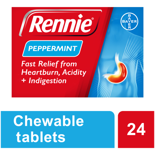 Antacid Peppermint 24 Tablets