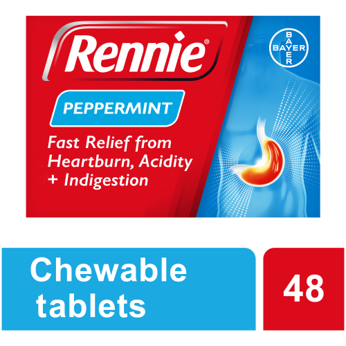 Antacid Peppermint 48 Tablets