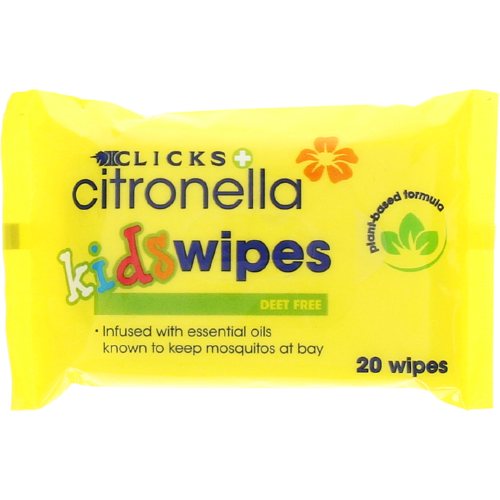 Citronella Kids Wipes 20 Wipes