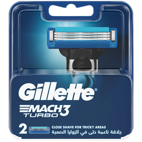 Gillette Mach3 Turbo Manual Blade - Clicks