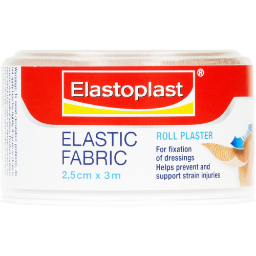 Elastic Fabric Roll Plaster 2.5cm x 3m
