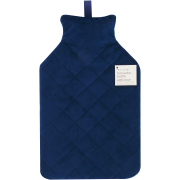 Quilted Hot Water Bottle Blue