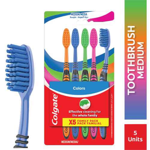 Extra Clean Toothbrush Set Colours 5Pack
