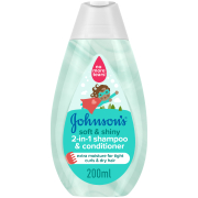 Soft & Shiny 2-in-1 Baby Shampoo & Conditioner 200ml