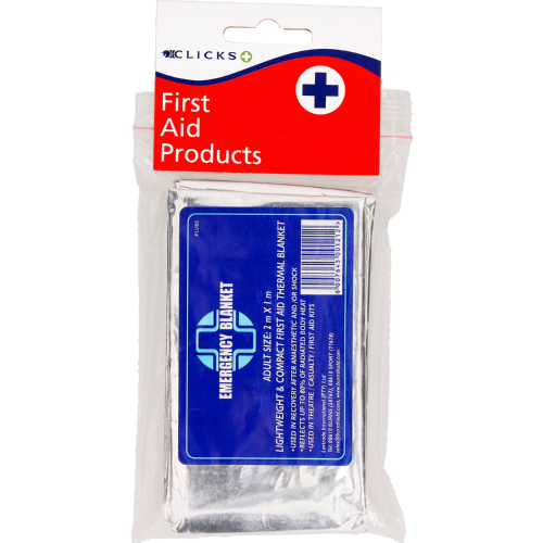 Clicks First Aid Emergency Blanket Adult Clicks