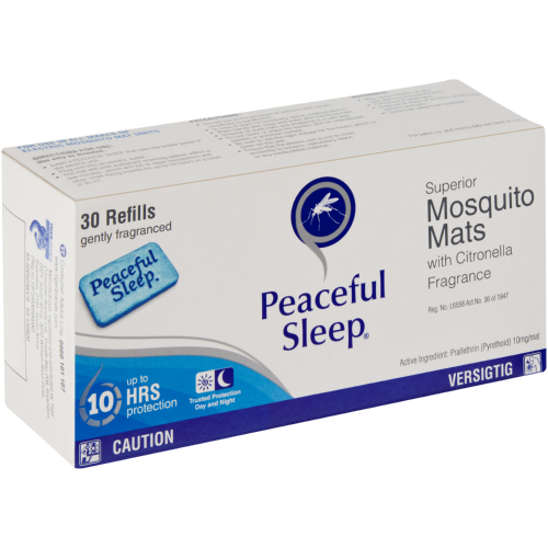 Peaceful Sleep Mats Citronella 30 Pack - Clicks