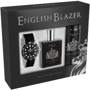 English Blazer Eau de Parfum & Deodrant + Watch Black 100ml + 125ml