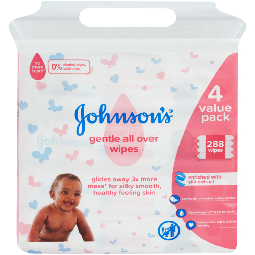 Gentle All Over Baby Wipes Pack of 288 Wipes