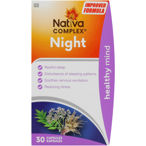 Nativa Night Complex 30 Capsules - Clicks