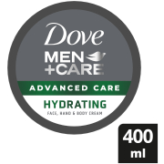 Men+ Care Face, Hand & Body Cream Hydrating 400ml