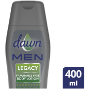 MEN Fragrance Free Body Lotion Legacy For Sensitive Skin 400ml