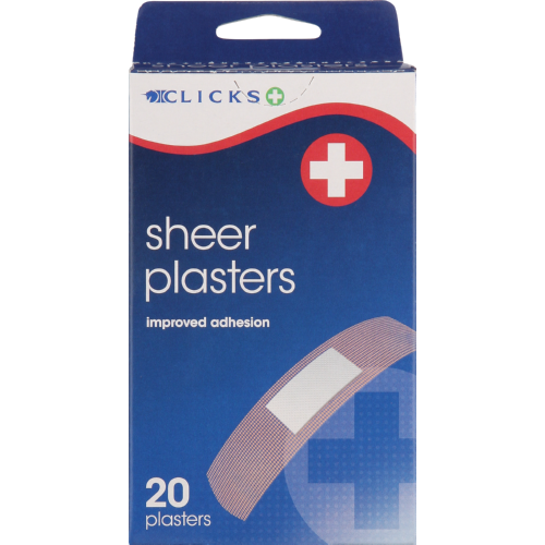 Sheer Plasters 20 Plasters
