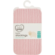 Girls Pink Stockings 12-18M