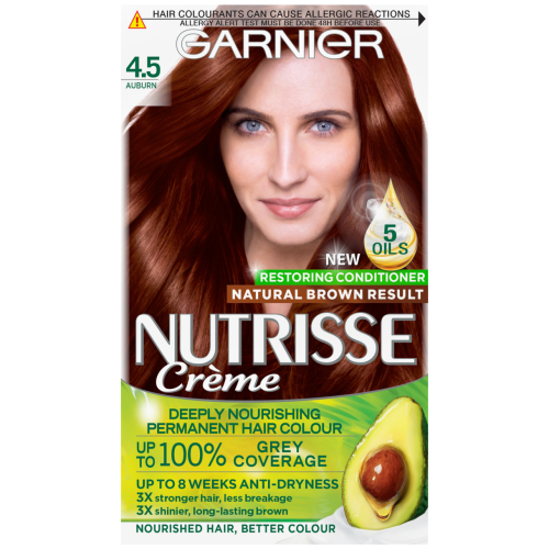 Nutrisse Creme Permanent Nourishing Hair Colour Auburn 4.5