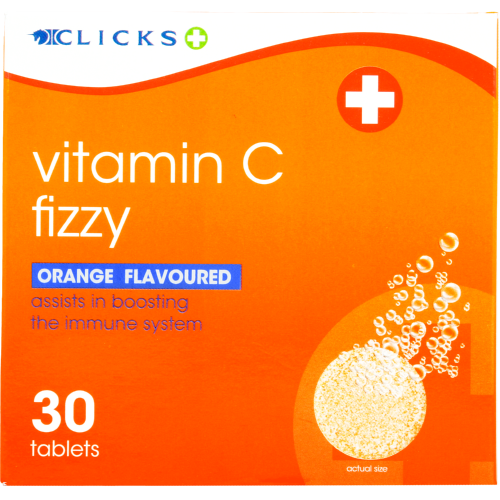 Vitamin C Fizzy Orange 30 Effervescent Tablets