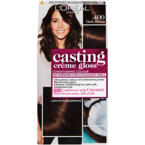 Casting Creme Gloss Semi-Permanent Conditioning Colour Dark Brown 400