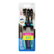 Ultra Thin Sensitive Toothbrush Black 3 Pack