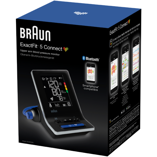 Braun ExactFit™ 5 Connect Upper Arm Blood Pressure Monitor Reviews