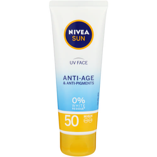 Nivea Sun SPF50 Q10 Anti Age Face Cream 50ml - Clicks