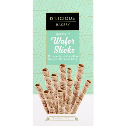 Wafers Sticks Hazelnut 100g