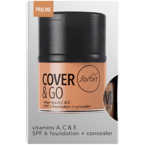 Cover & Go SPF6 Foundation & Concealer Praline 25ml + 1.2gr
