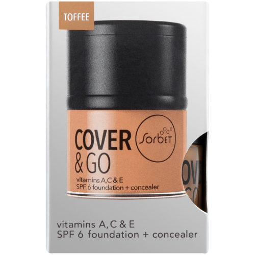 Cover & Go SPF6 Foundation & Concealer Toffee 25ml + 1.2gr