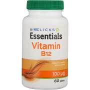 Essentials Vitamin B12 60 Tablets