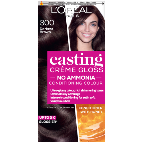 Casting Creme Gloss Semi-Permanent Conditioning Colour Darkest Brown 300