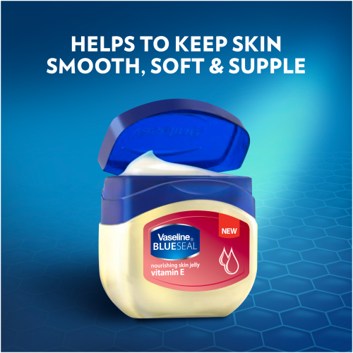 Vaseline Blue Seal Moisturizing Petroleum Jelly Vitamin E 50ml