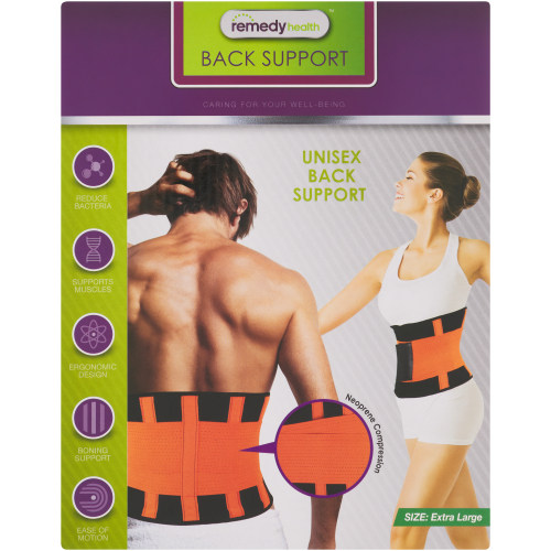 Remedy Health Back Support Double Compression Waist Wrap Unisex