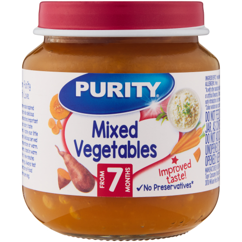 Second Foods Mixed Vegetables 125ml