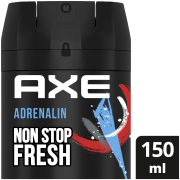 Aerosol Deodorant Body Spray Adrenalin 150ml