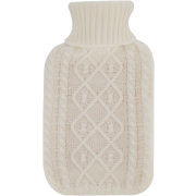 Knitted Hot Water Bottle Cream