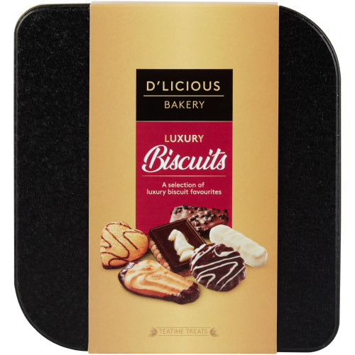 Assorted Luxury Biscuits Tin 520g