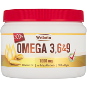 Omega 3,6&9 1000mg Flaxseed Oil 300 Softgels