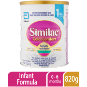 Gold Comfort Stage 1 Starter Infant Formla 0-6 Months 820g