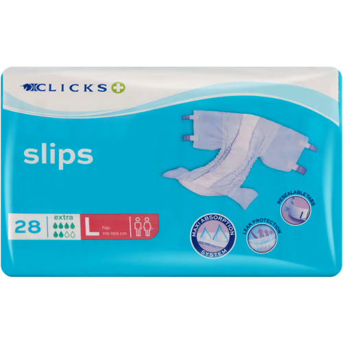 Adult Slips Extra Absorption Large 28 Slips