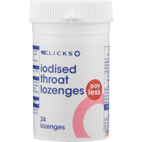 Iodized Lozenges 24 Logenzes