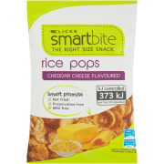 Rice Pop Chips Cheddar Cheese 22g