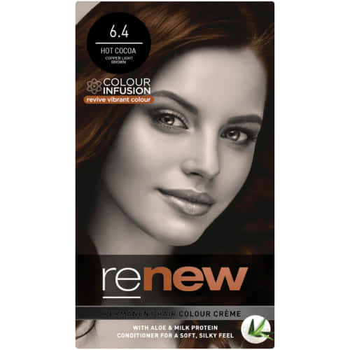 Renew Colour Infusion Permanent Hair Colour Creme Hot Cocoa  - Clicks