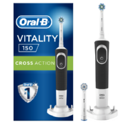 Cross Action Rechargeable Toothbrush Black