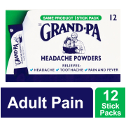 Headache Powders Stick 12 Pack