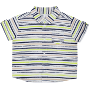 Boys All Over Print Stripe Shirt Bodyvest 18-24M