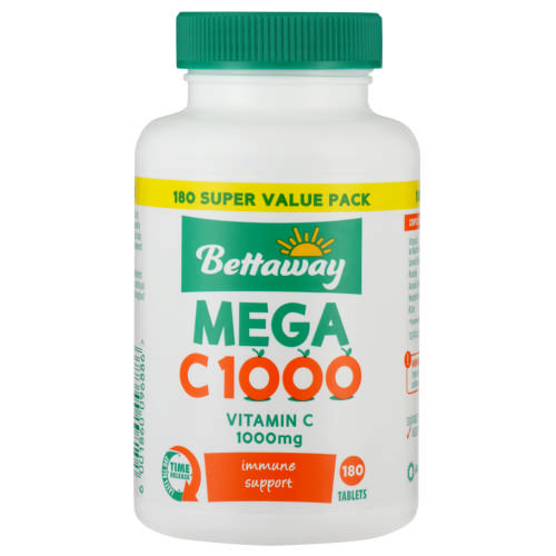 Mega C 1000 Vitamin Supplement 180 Tablets